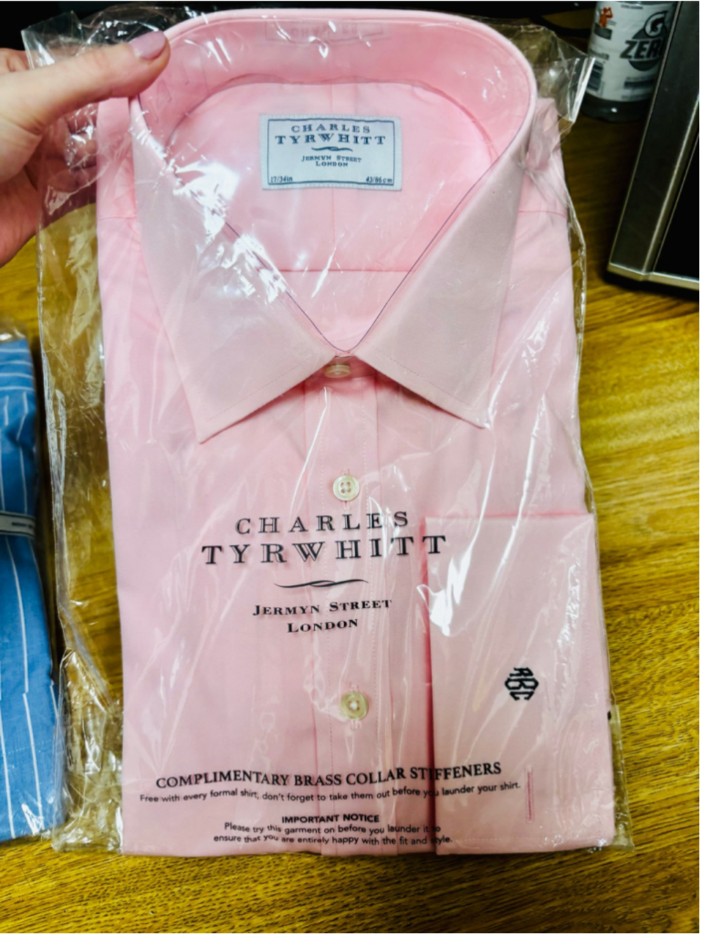 Bundle of Five Men’s Monogrammed RCB Dress Shirts Brooks Brothers Paul Fredrick - Picture 3 of 16